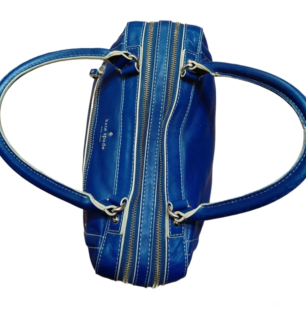 Kate Spade Mott St. Riley Royal Blue Satchel Handbag